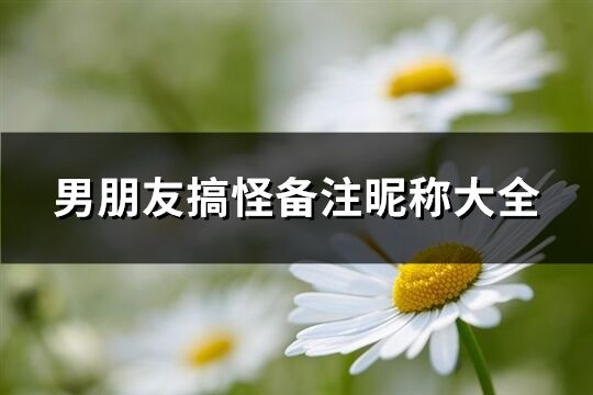 男朋友搞怪备注昵称大全(精选118个)
