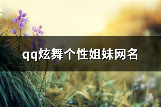 qq炫舞个性姐妹网名(92个)